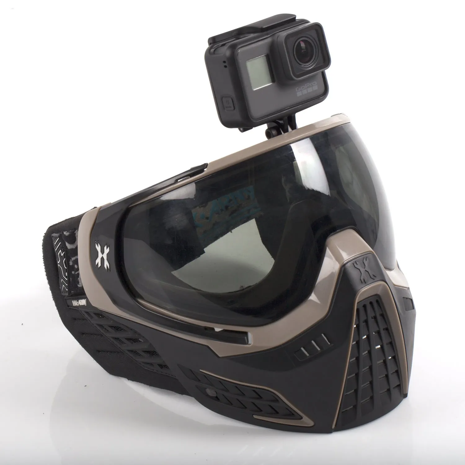 HK Army Goggle Camera Mount Neon Green