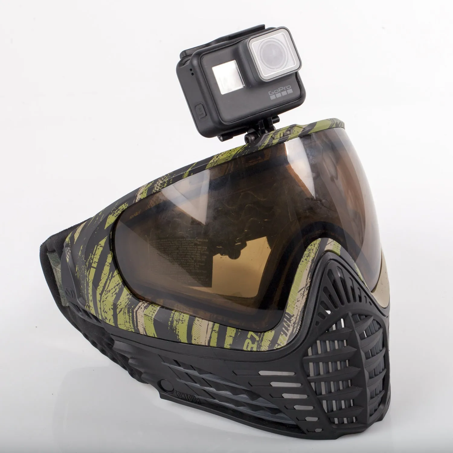 HK Army Goggle Camera Mount Neon Green