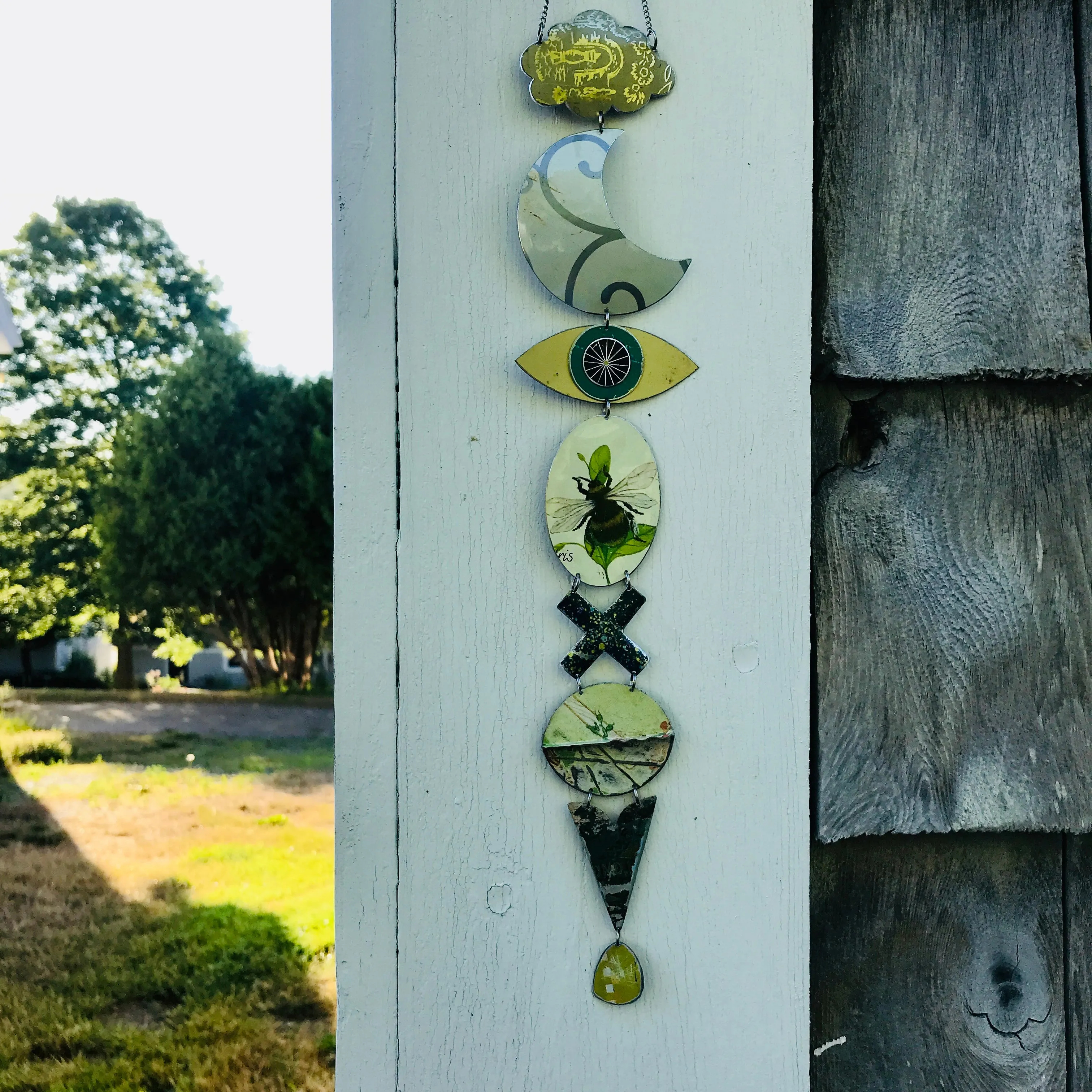 Honeybee Protective Eye Talisman Wall Hanging