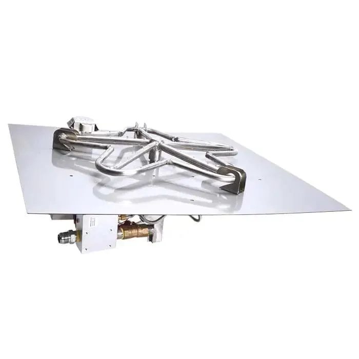HPC Fire 30" Square Flat Pan Gas Fire Fit Insert 30FSSEI-SQ