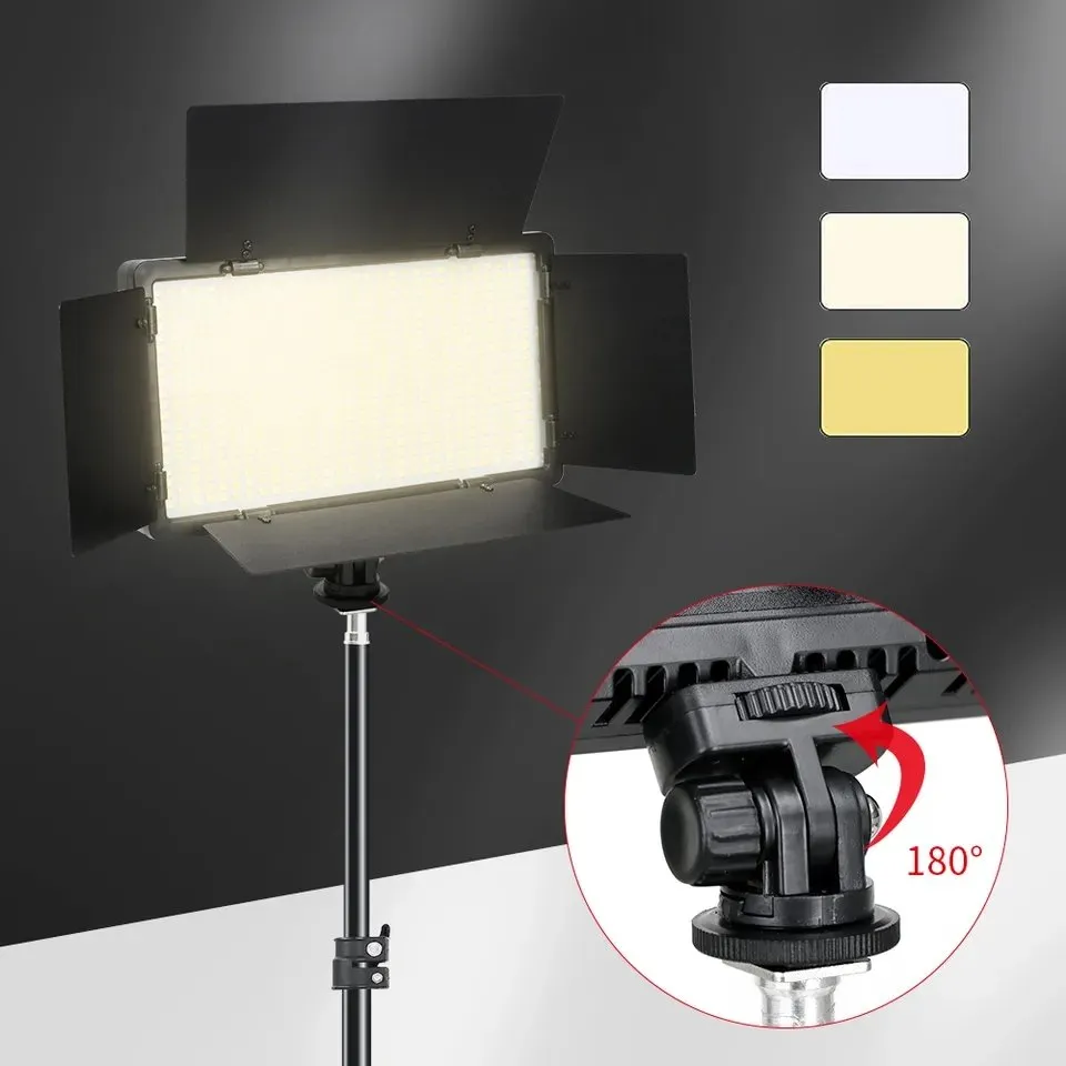 Hridz U800 LED Video Light Photo Studio Lamp AU Plug Photography Panel Lighting