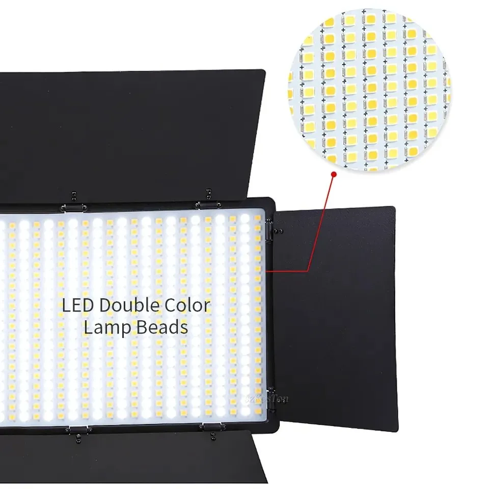Hridz U800 LED Video Light Photo Studio Lamp AU Plug Photography Panel Lighting