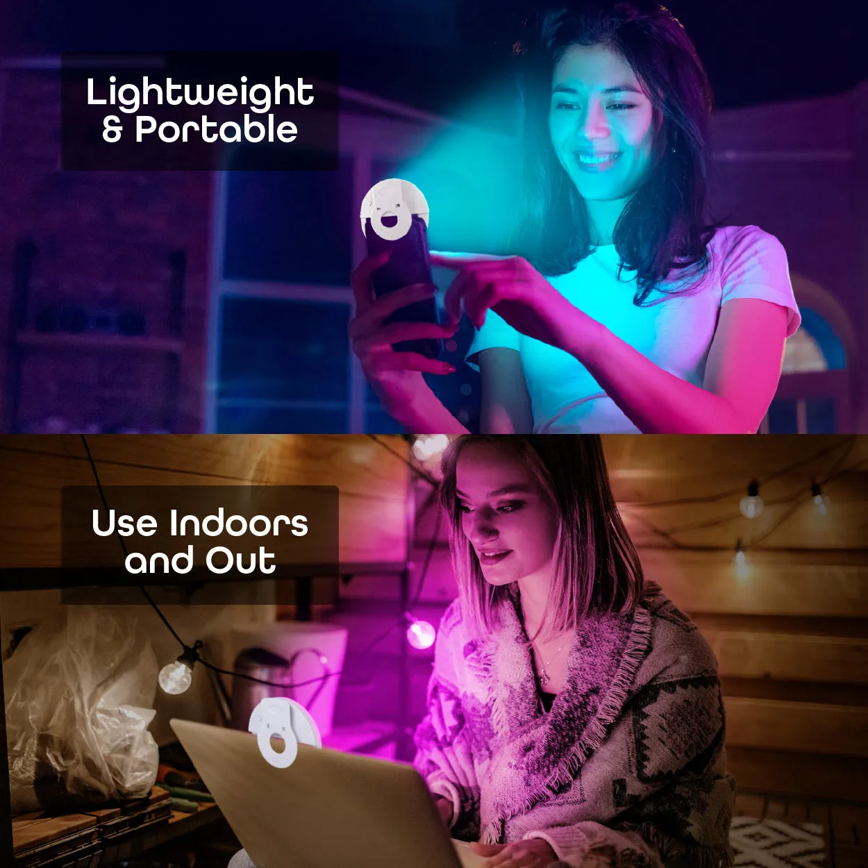 iHip Clip-on Selfie Ring Light Battery Operated with 18LED for Smart Phone Camera Round Shape