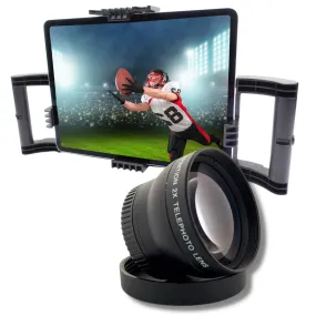 iOgrapher Multi Pro Case for iPad Pro 12.9, Pro 11, Air 4th and 5th Gen - 2X Telephoto Lens