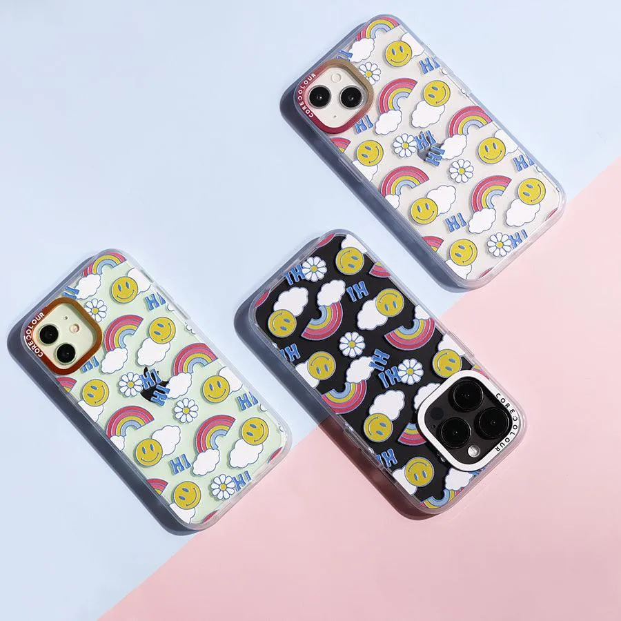 iPhone 12 Pro Hi There! Rainbow Phone Case