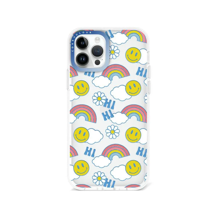 iPhone 12 Pro Hi There! Rainbow Phone Case
