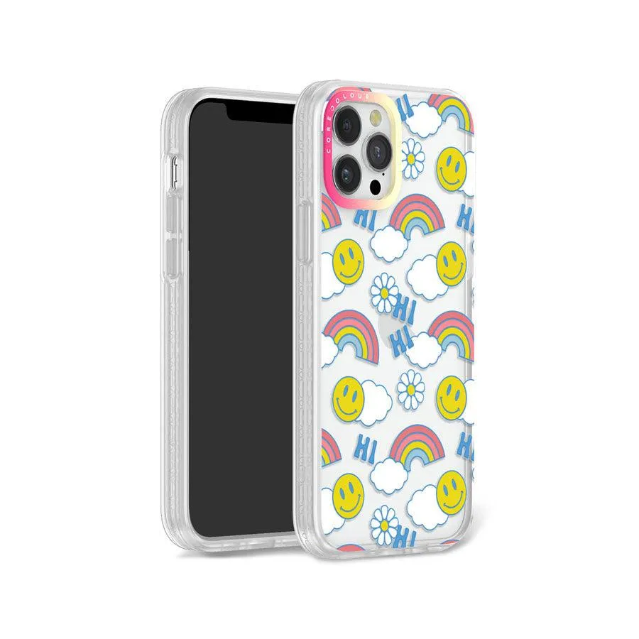 iPhone 12 Pro Hi There! Rainbow Phone Case