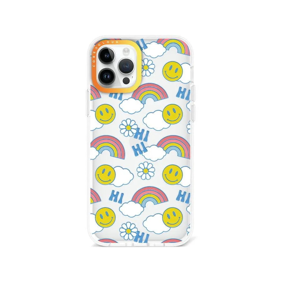 iPhone 12 Pro Hi There! Rainbow Phone Case