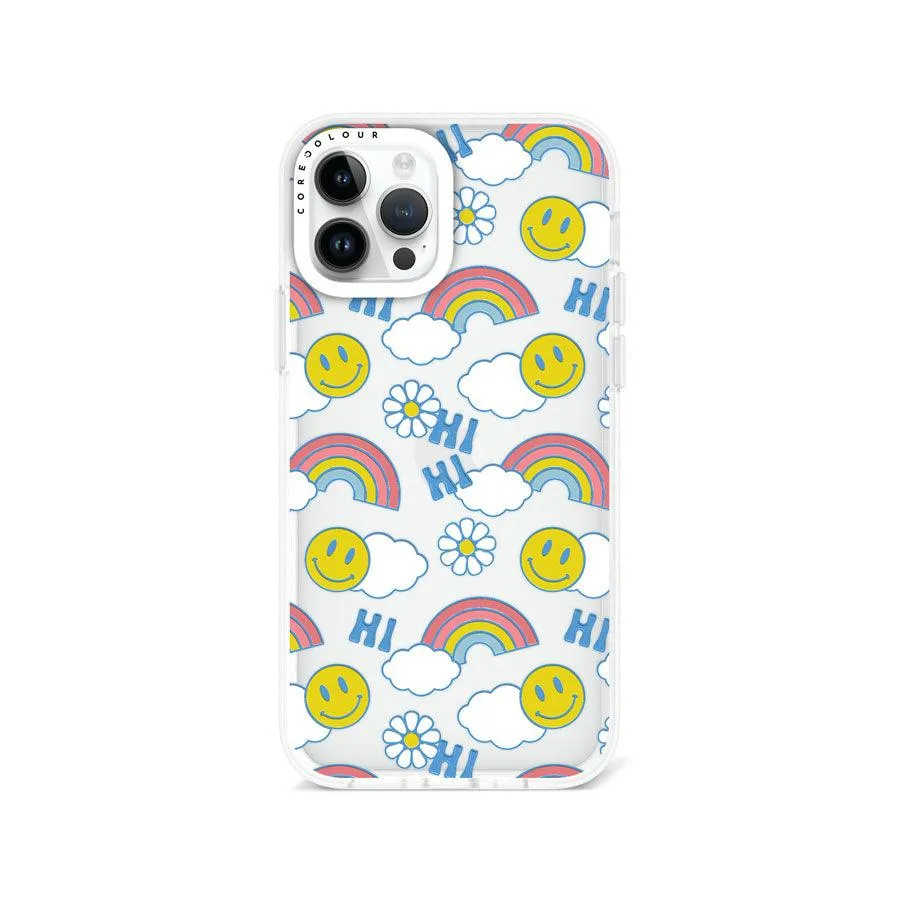 iPhone 12 Pro Hi There! Rainbow Phone Case