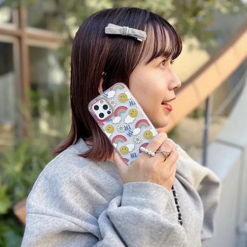 iPhone 12 Pro Hi There! Rainbow Phone Case