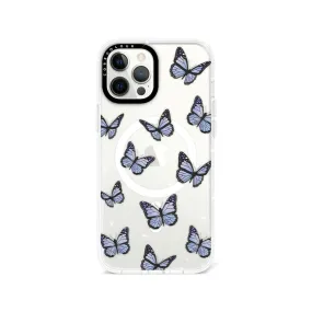 iPhone 12 Pro Max Butterfly Kiss Glitter Phone Case Magsafe Compatible iPhone 12 Pro Max Butterfly Kiss Glitter Phone Case Magsafe Compatible