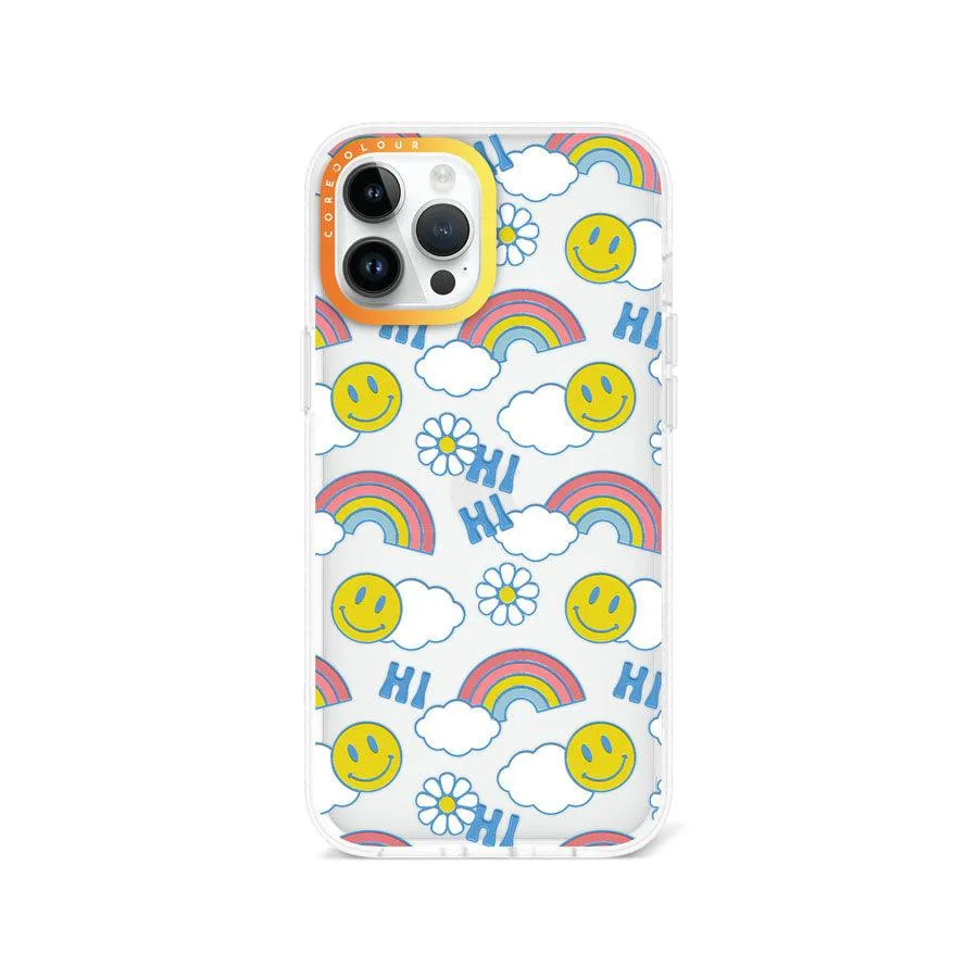iPhone 12 Pro Max Hi There! Rainbow Phone Case