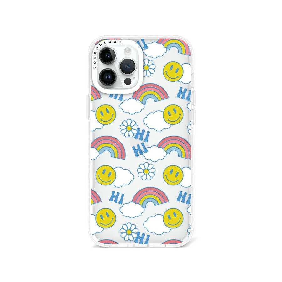 iPhone 12 Pro Max Hi There! Rainbow Phone Case