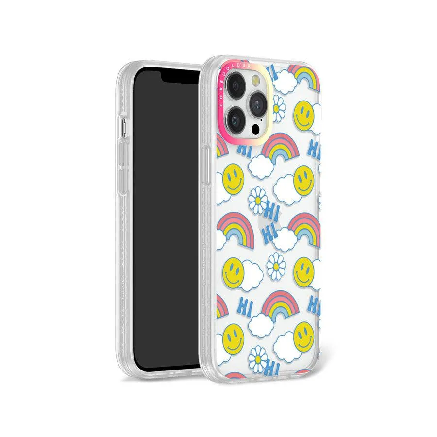 iPhone 12 Pro Max Hi There! Rainbow Phone Case