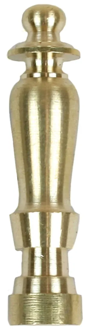 Jandorf 60100 Spindle Finial, Solid Brass :CD: QUANTITY: 1