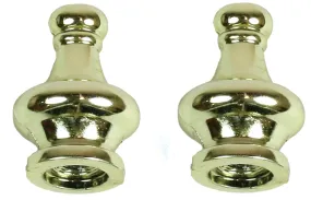 Jandorf 60102 Pyramid Finial, Brass :CD  2: QUANTITY: 1