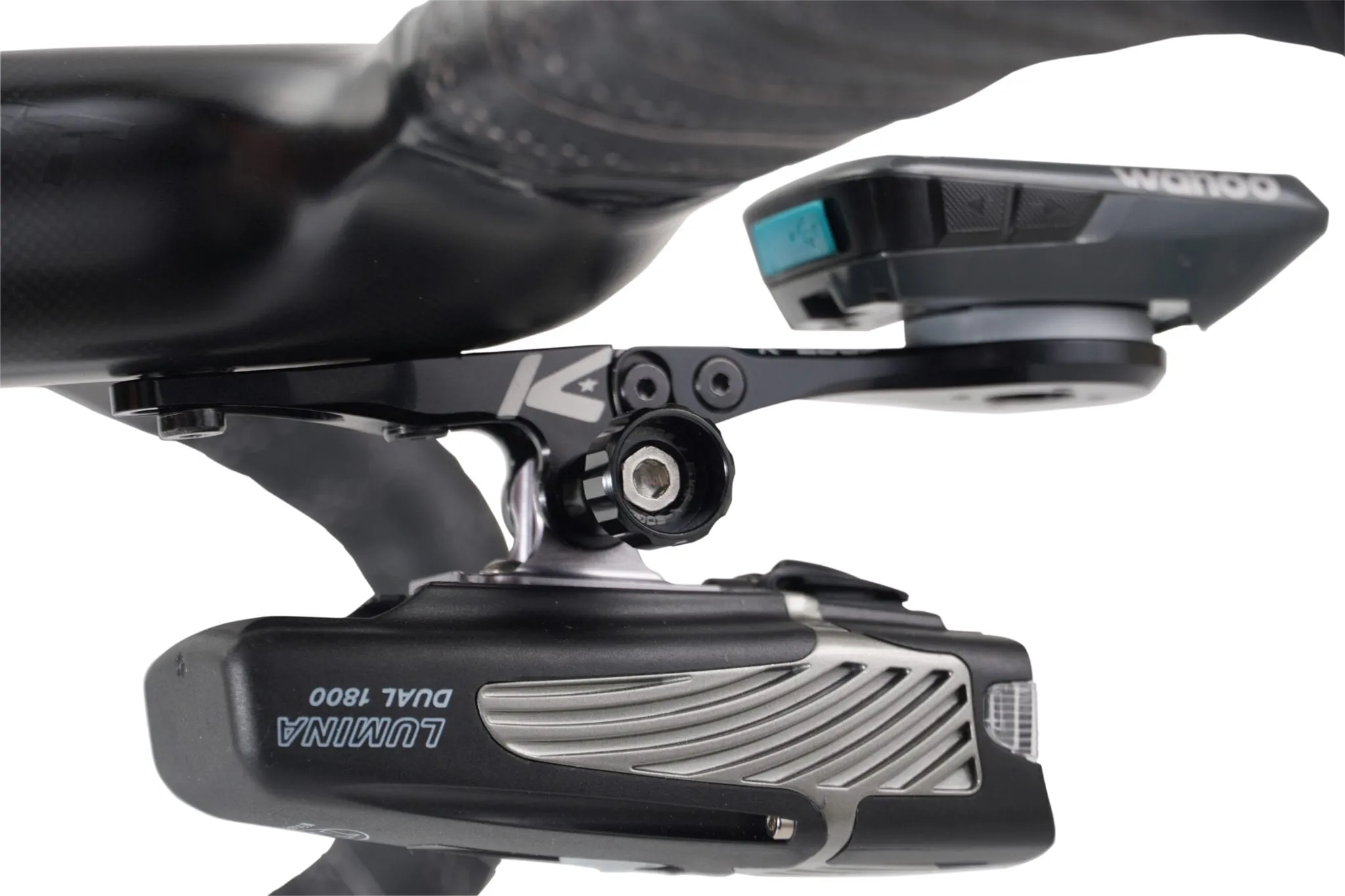 K-EDGE WAHOO Wahoo Integrated Handlebar System Combo Mounts 一體化車頭把手咪錶及攝錄機延伸碼 (黑色)