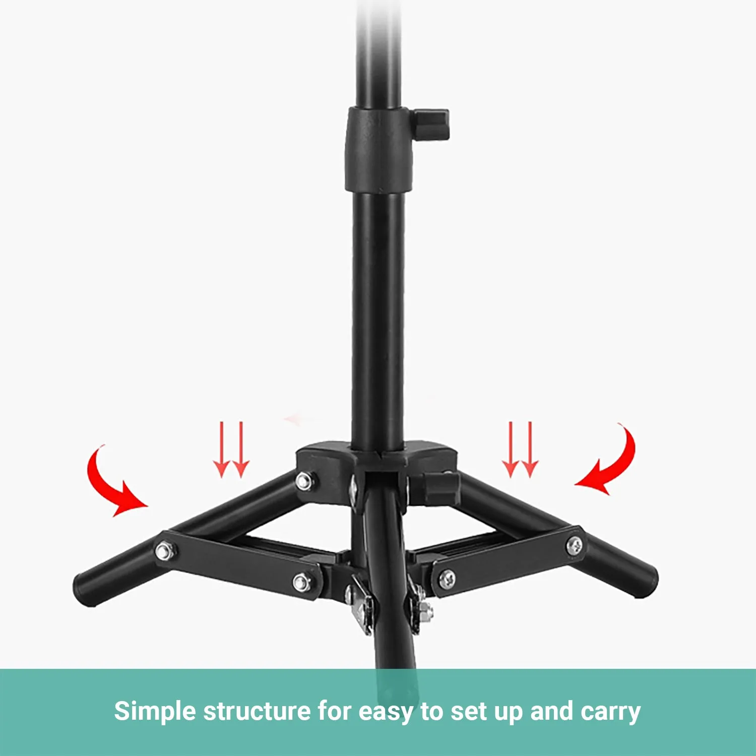 Kartech LED Ring Light Stand Lamp Diffuser Selfie Makeup Live Tripod 7"/10"
