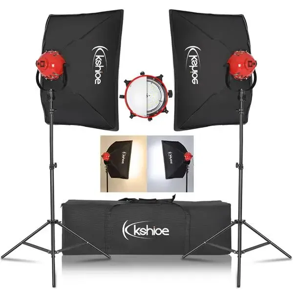 Kshioe Professional Photo Video Studio 500W Stepless dimming
