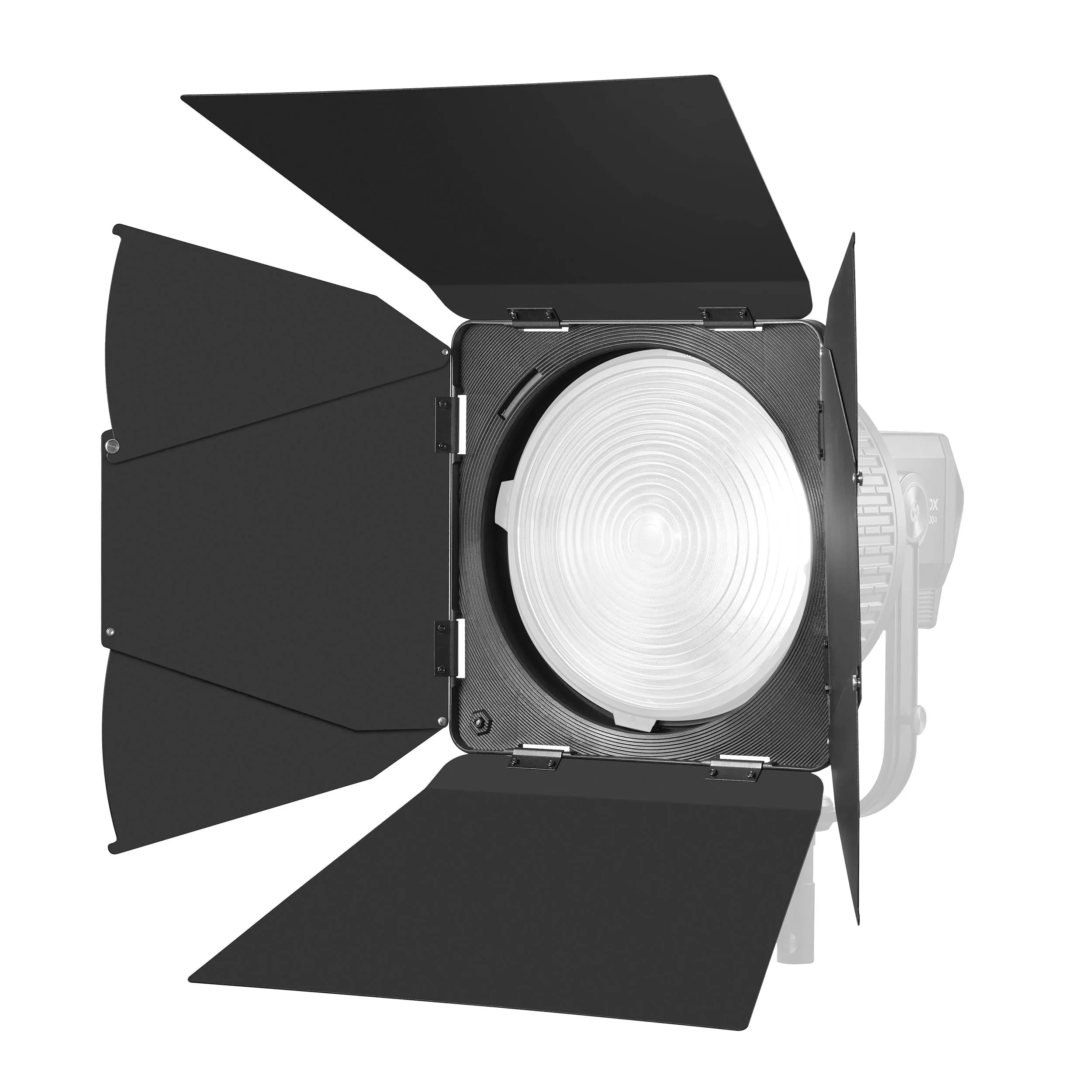 LB-02 10" Barndoor Compatible with Godox FLS10" Fresnel Lens