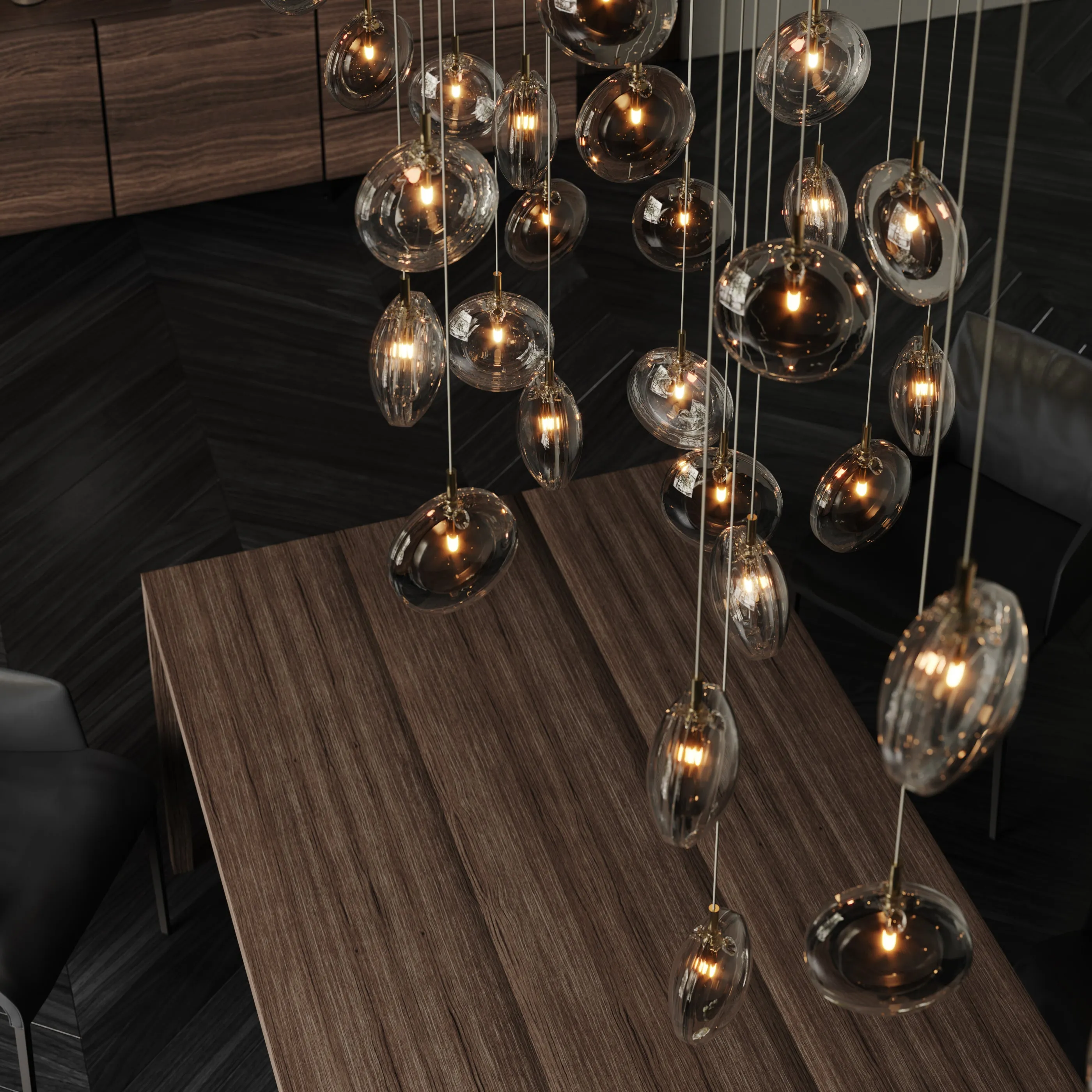 Lens LED Pendant Light