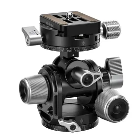 Leofoto G3 50mm 3-Axis Geared Head with BPL-50N Plate