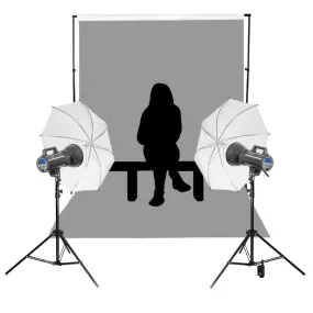 LUMI200II Two lights Portrait Studio Flash Lighting Kit -School Photography