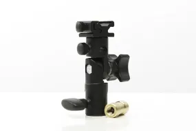 LumoPro Compact Umbrella Swivel w- Variable Cold Shoe