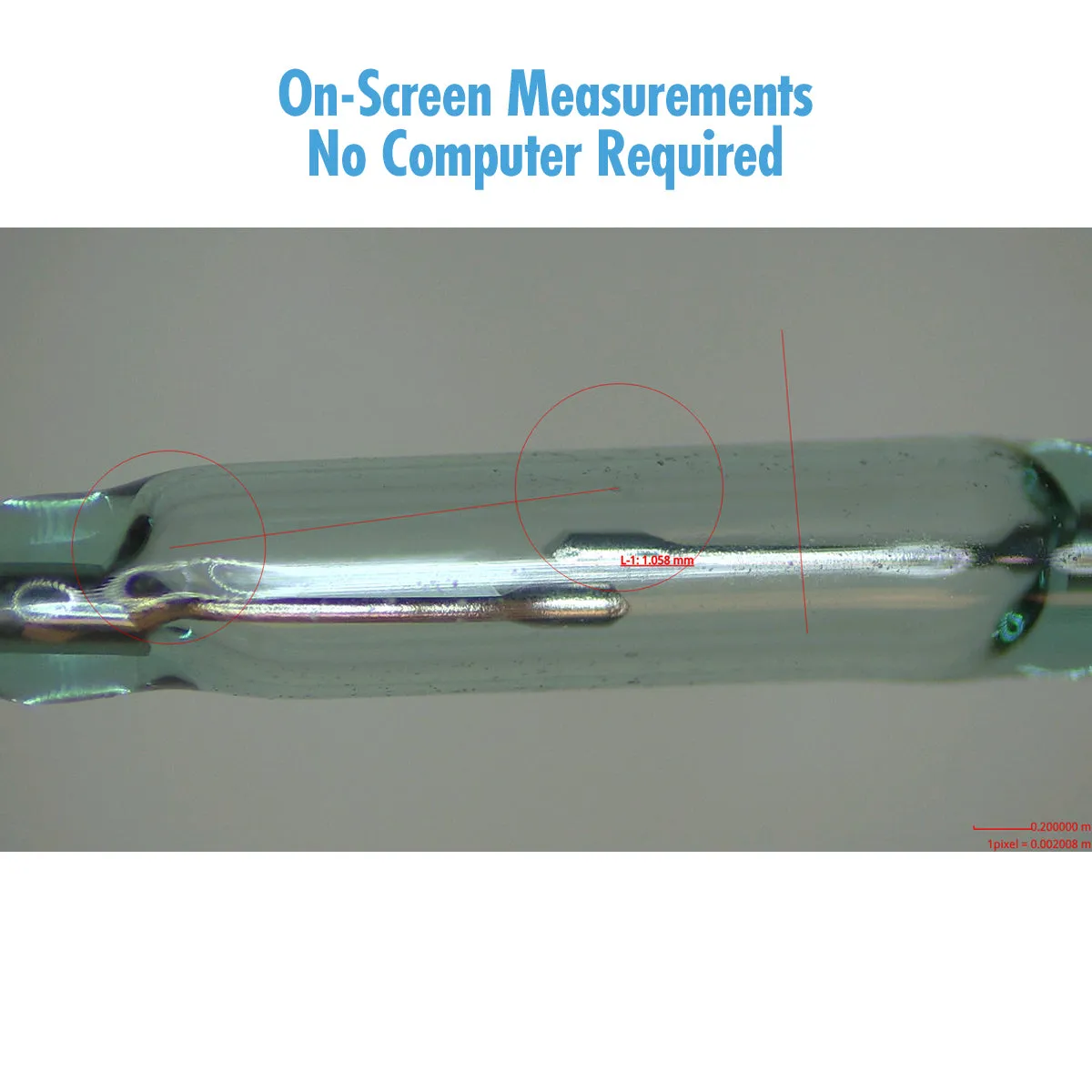 Macro Vue Eidos Video Inspection System with Standard Stand