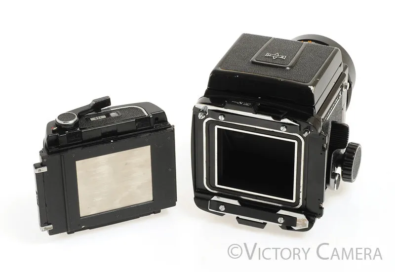 Mamiya RB67 Pro-S Camera w/ 90mm f3.8 Lens 120 Back WLVF -Clean, New Seals -