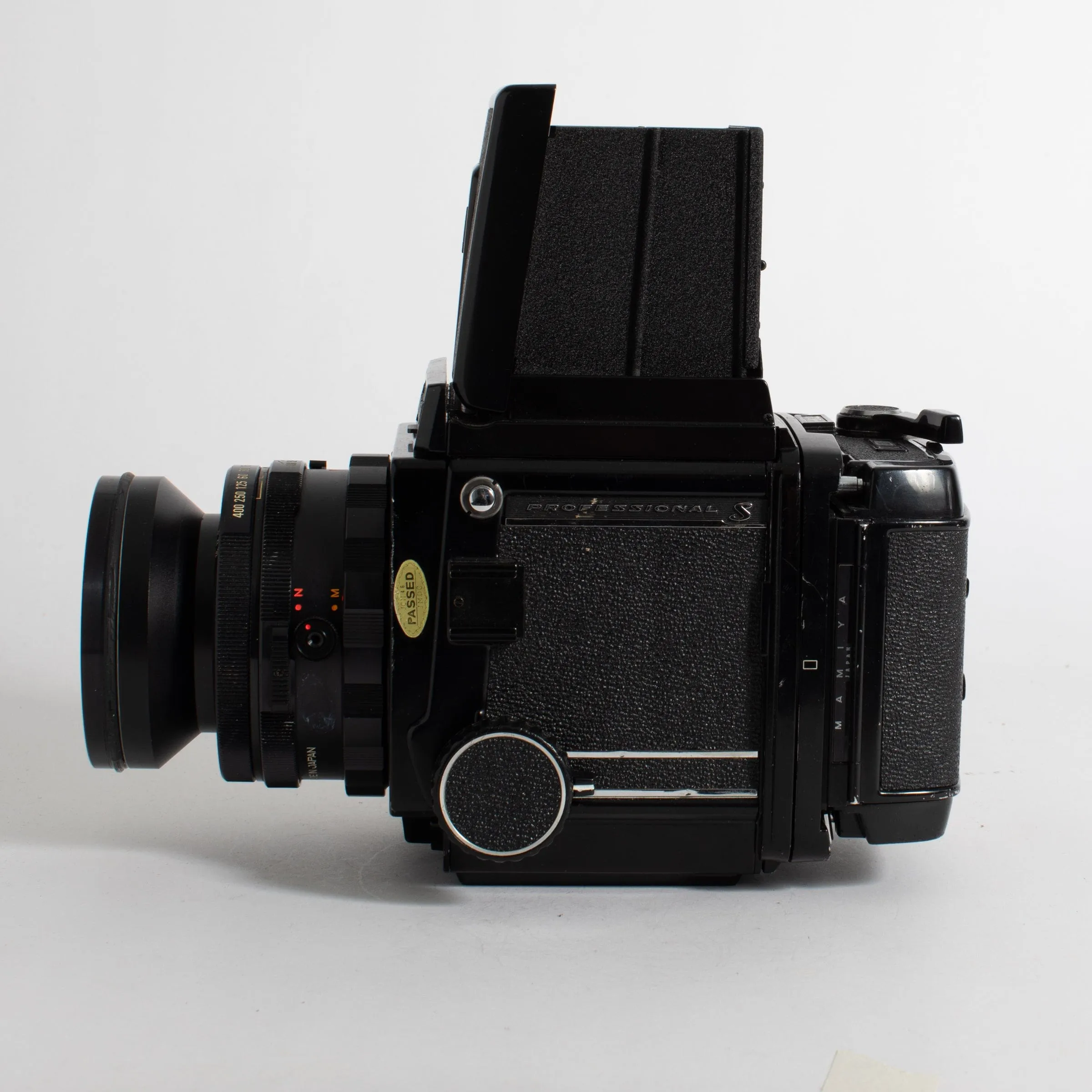 Mamiya RB67 Pro S with two lenses (90mm and 150mm)