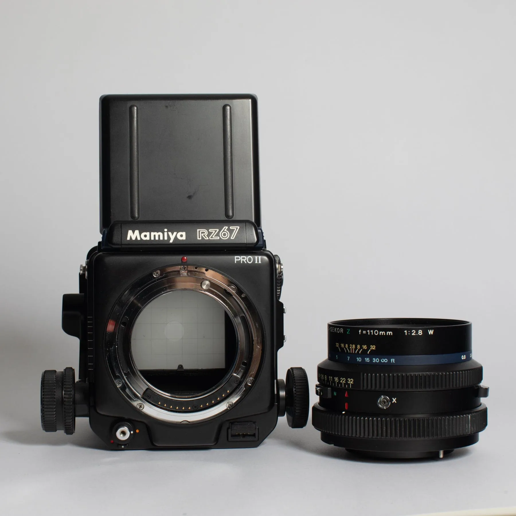 Mamiya RZ67 Pro II with Mamiya-Sekor Z 110mm f/2.8 Lens