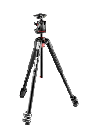 Manfrotto 190 Aluminium 3-Section Tripod and XPRO Ball Head