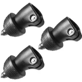 Manfrotto 440SPK2 Spike Feet 3 Pack D16TR Reversible Rubber/Metal Spike