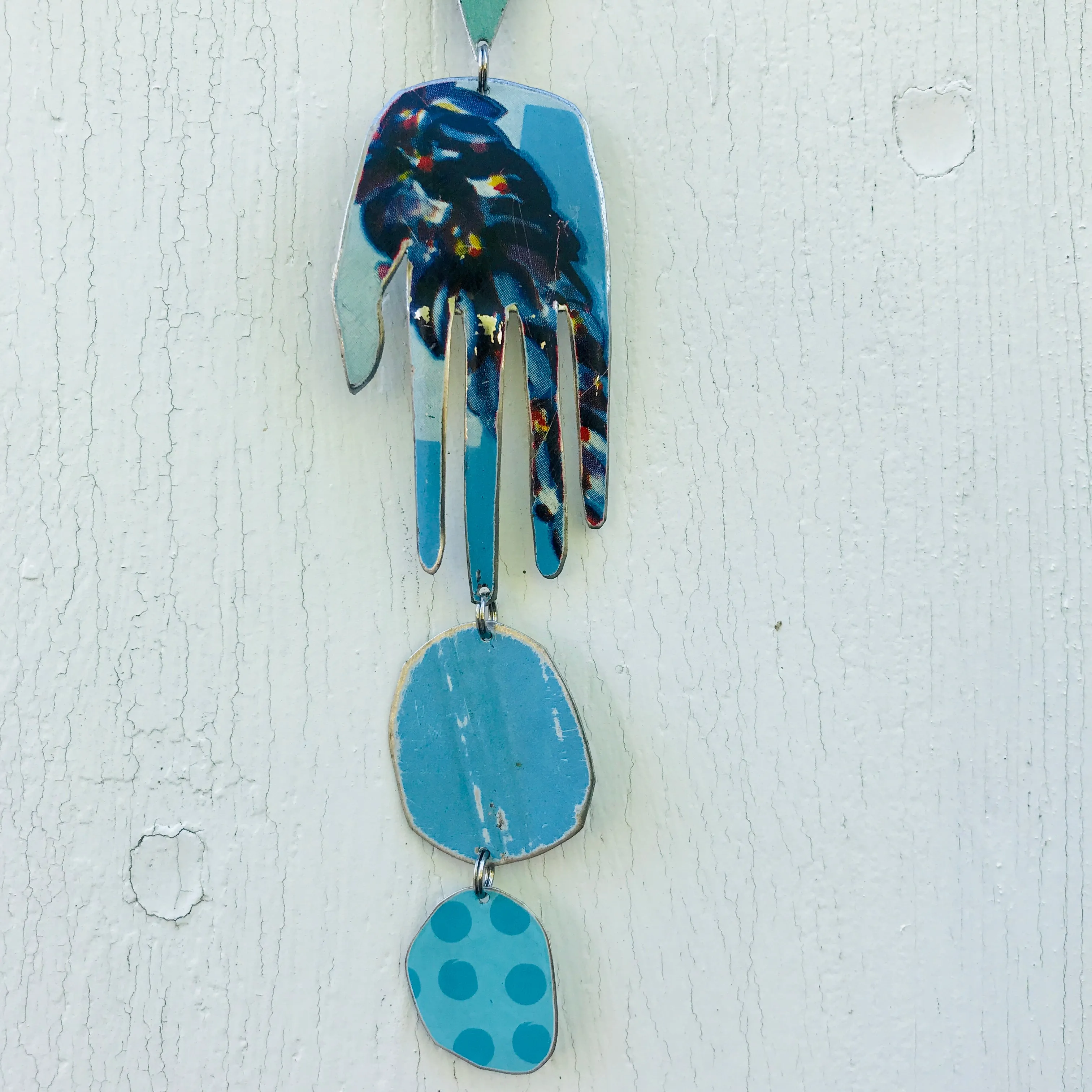 Mother Tree Blues Protective Eye Talisman Wall Hanging