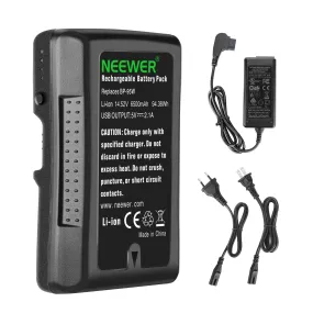 NEEWER BP-95W 6600mAh V-Mount/V-Lock Rechargeable Li-ion Battery