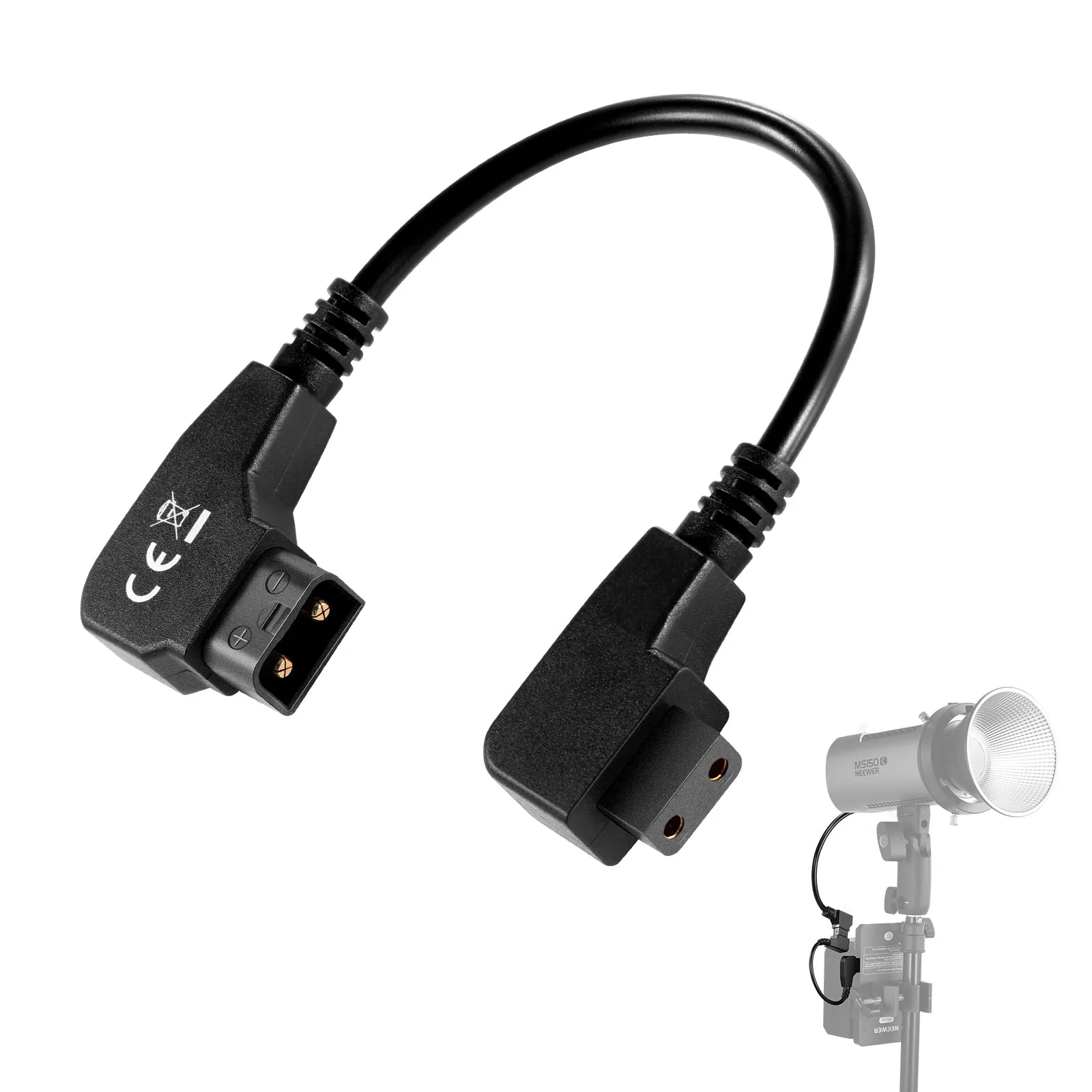 NEEWER NC012 D Tap Male to D Tap Female Extension Power Cable