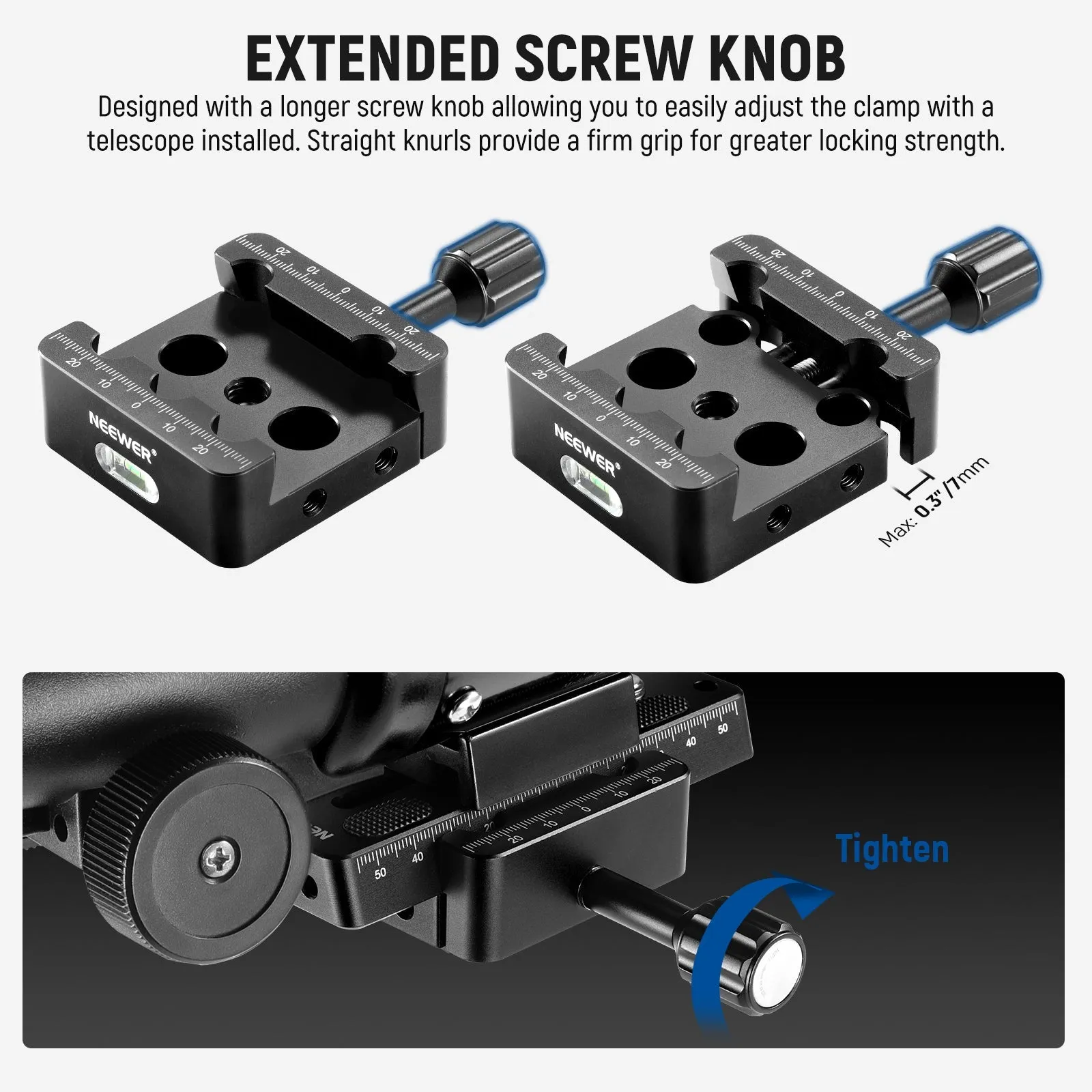 NEEWER QR011 Telescope Mount Tripod Adapter