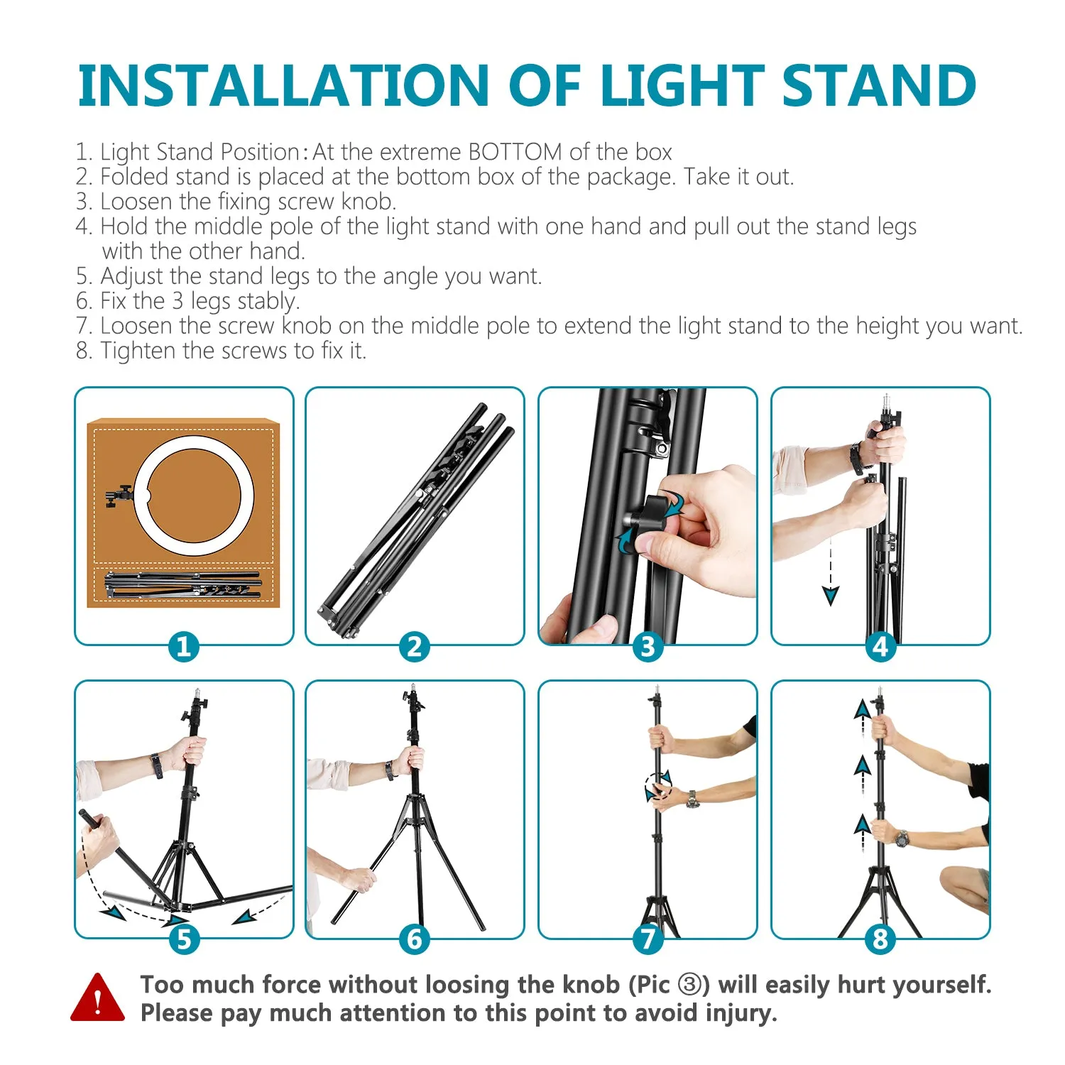 NEEWER RL-18 18 Inch LED Ring Light Kit