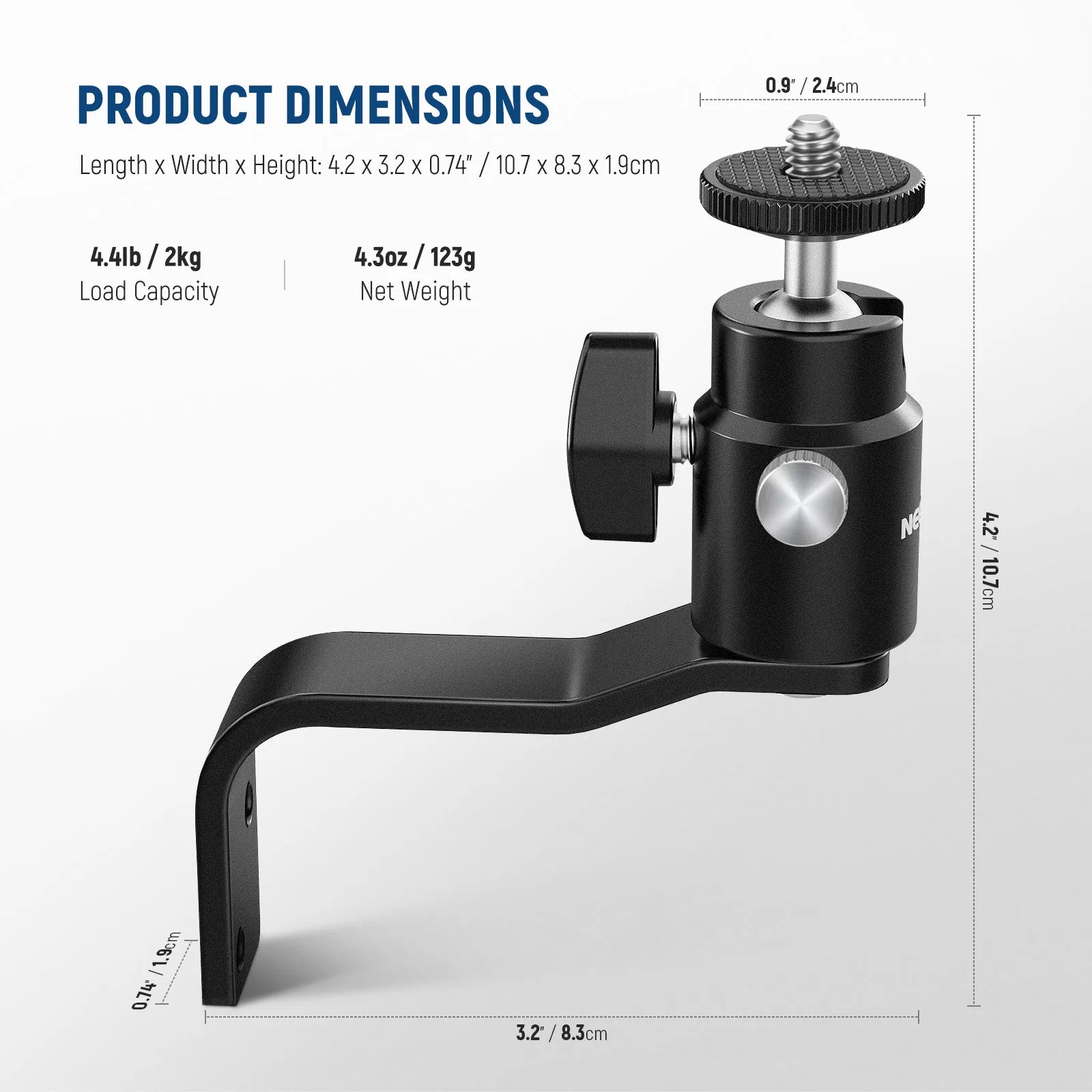 NEEWER TS007 2 Pack E Type Wall Ceiling Mount