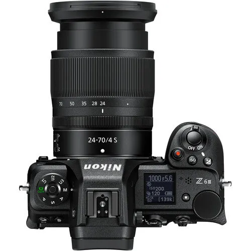 Nikon Z6 III, Z 24-70mm f/4 S