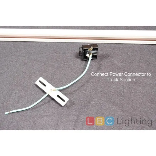 Nora NTL-151 Line Voltage R30 Flat Back Cylinder Track Kit