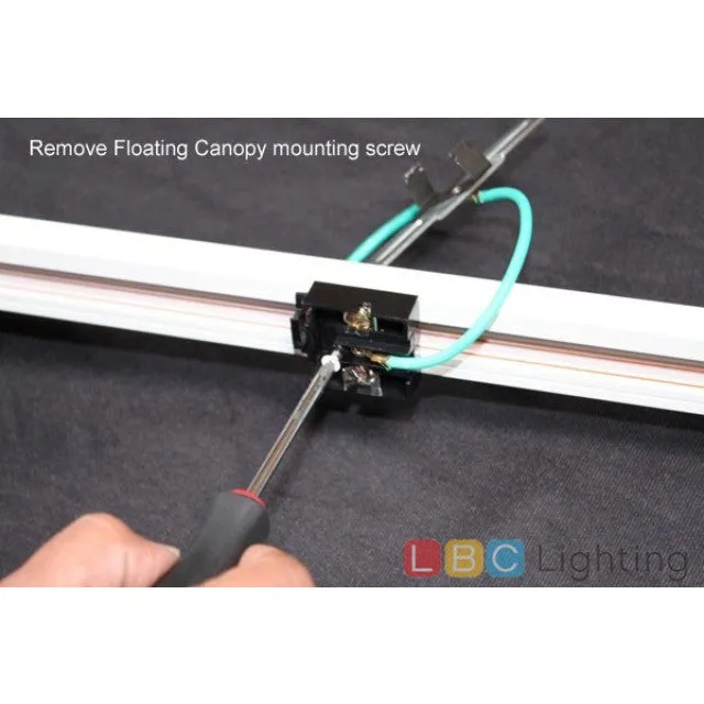 Nora NTL-151 Line Voltage R30 Flat Back Cylinder Track Kit