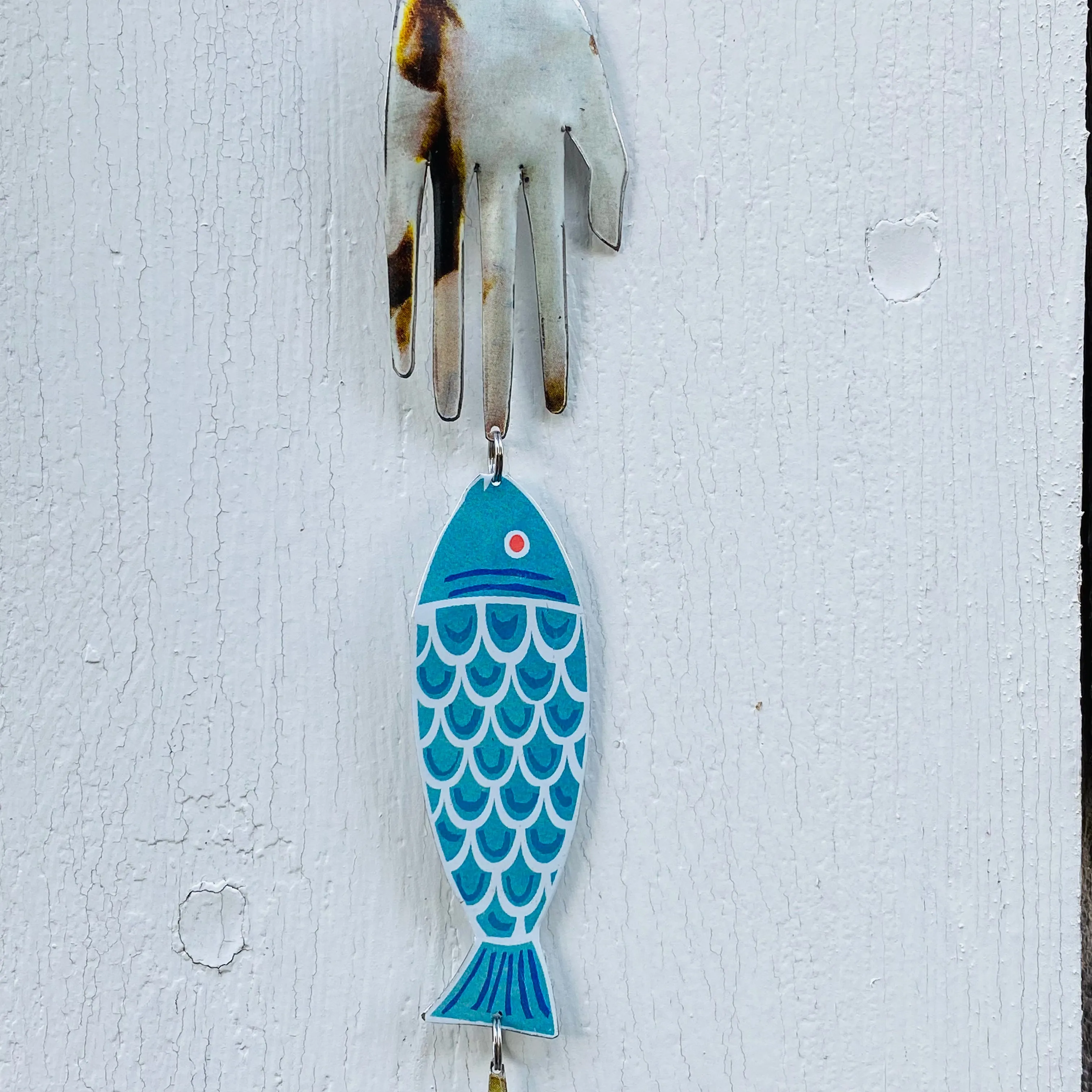 Ocean Blues Protective Eye Talisman Wall Hanging