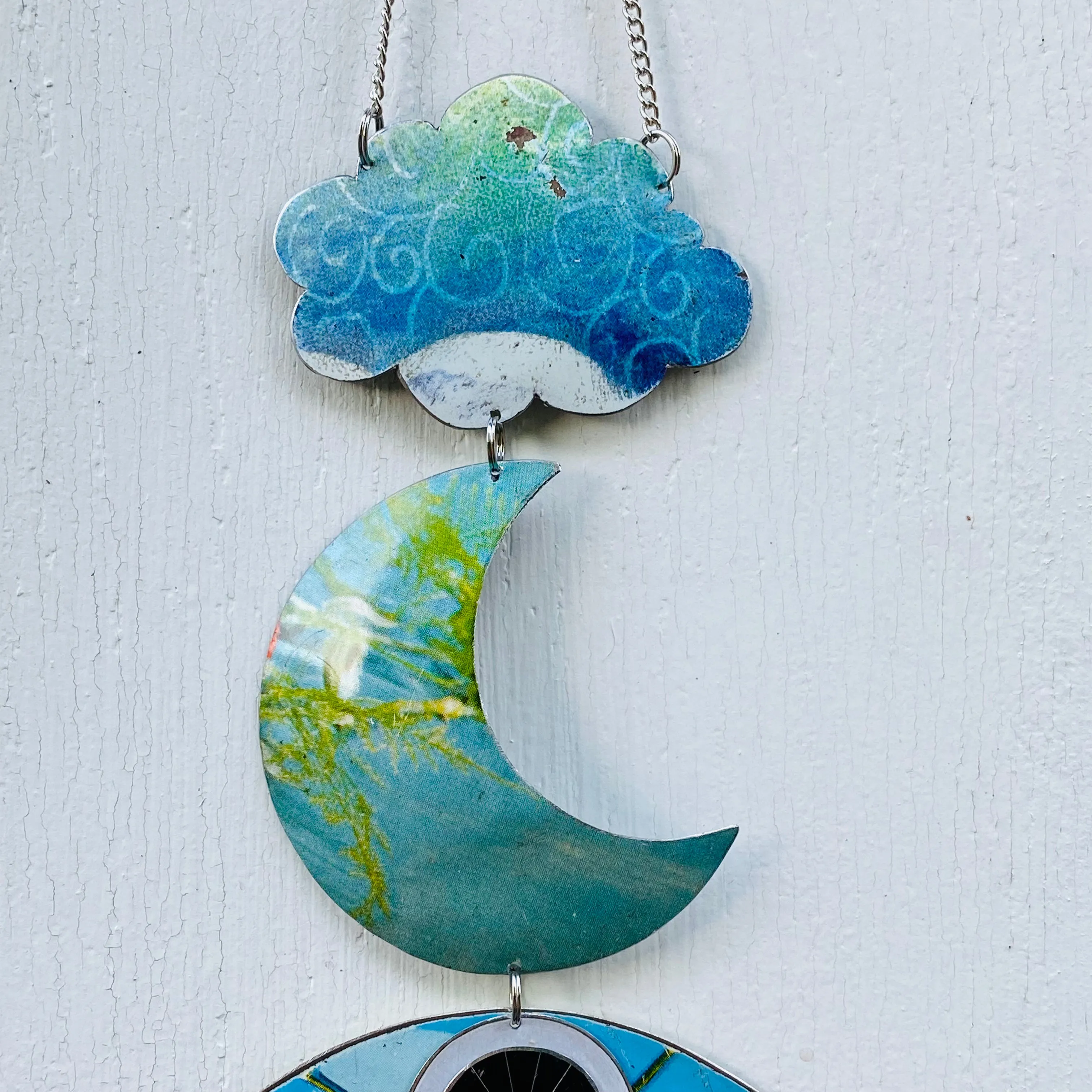 Ocean Blues Protective Eye Talisman Wall Hanging
