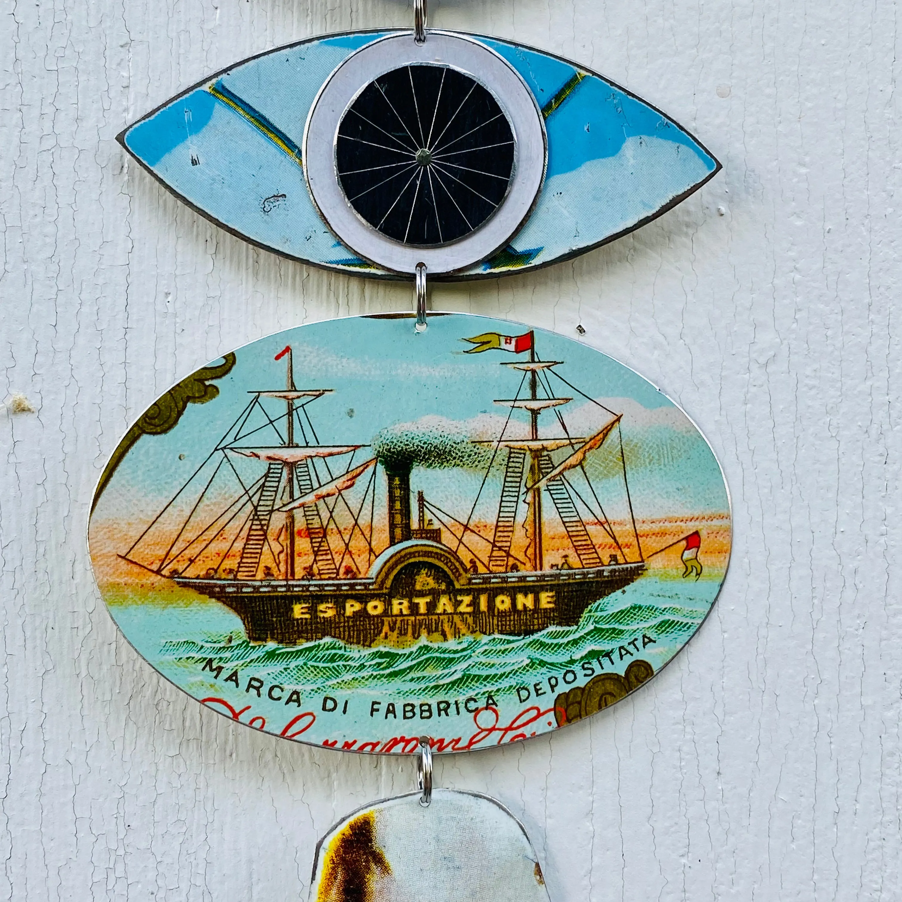 Ocean Blues Protective Eye Talisman Wall Hanging