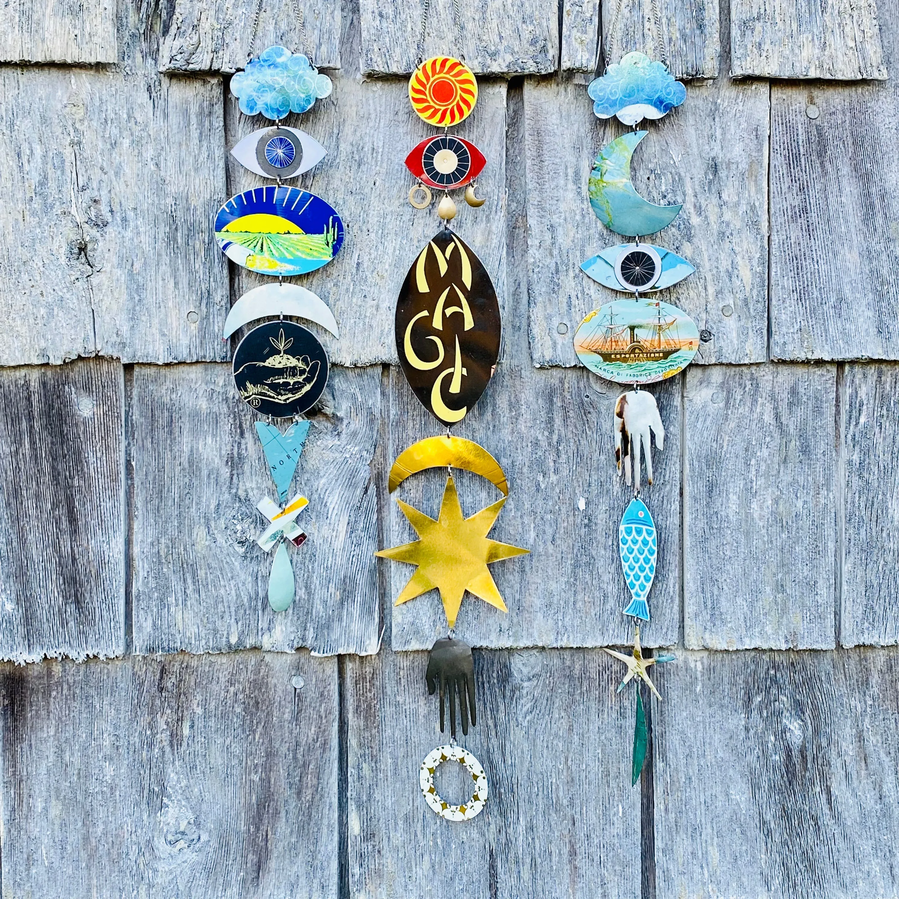 Ocean Sunsets Protective Eye Talisman Wall Hanging