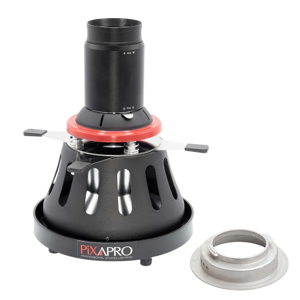Optical Snoot Spot Projector with Shutter Blades For LED Studio Lights- CLEARANCE