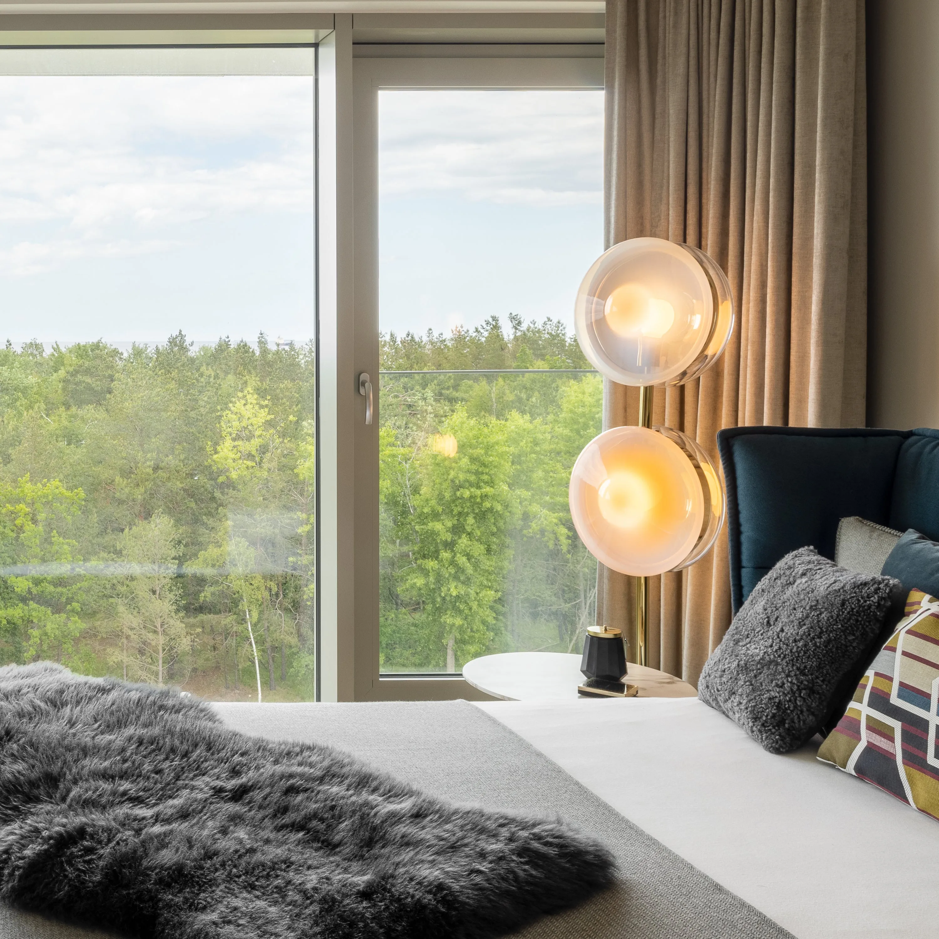 Orbital LED Floor Lamp