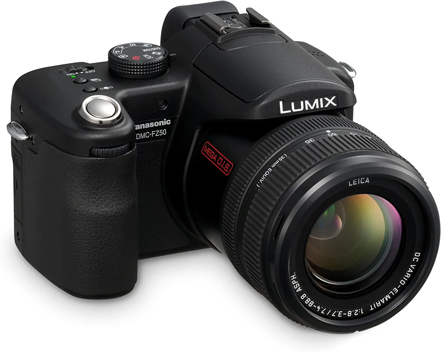 Panasonic DMC-FZ50 10.1MP Digital Camera with 12x Optical Image Stabilized Zoom (Black)